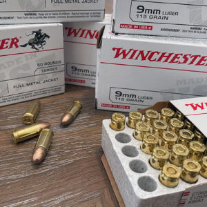 winchester bulk handgun ammunition ​winchester usa full metal jacket 9mm luger 115-grain handgun ammunition winchester usa full metal jacket 9mm 100-round 115-grain handgun ammunition winchester usa forged 9mm luger 115-grain handgun ammunition winchester handgun ammunition