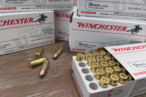 winchester bulk handgun ammunition ​winchester usa full metal jacket 9mm luger 115-grain handgun ammunition winchester usa full metal jacket 9mm 100-round 115-grain handgun ammunition winchester usa forged 9mm luger 115-grain handgun ammunition winchester handgun ammunition